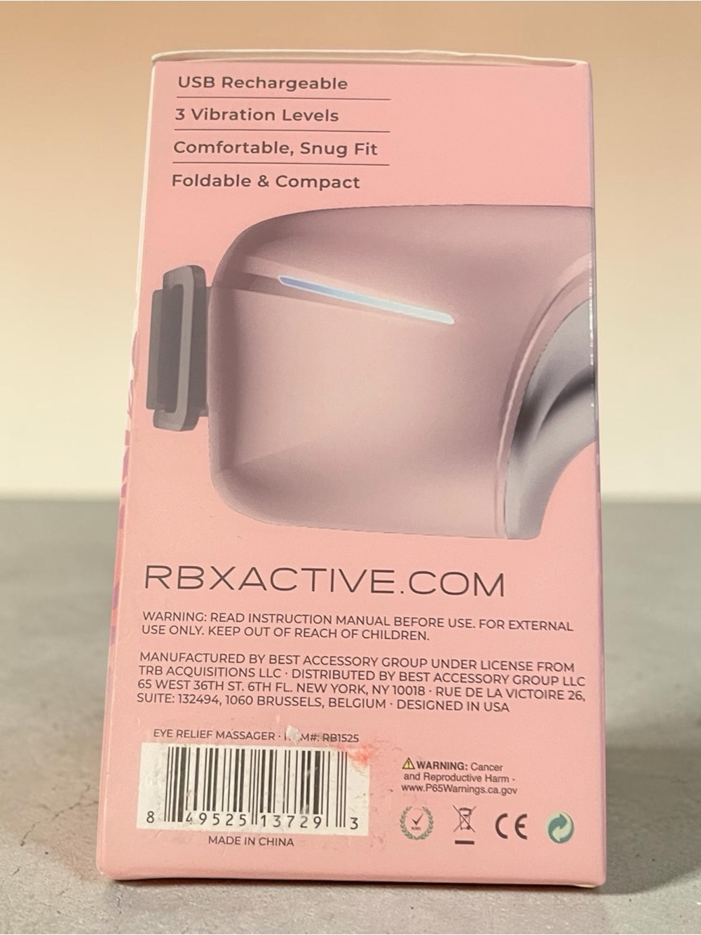 🪷 NEW RBX Relaxation Eye Massager - Light Pink - Picture 4 of 4